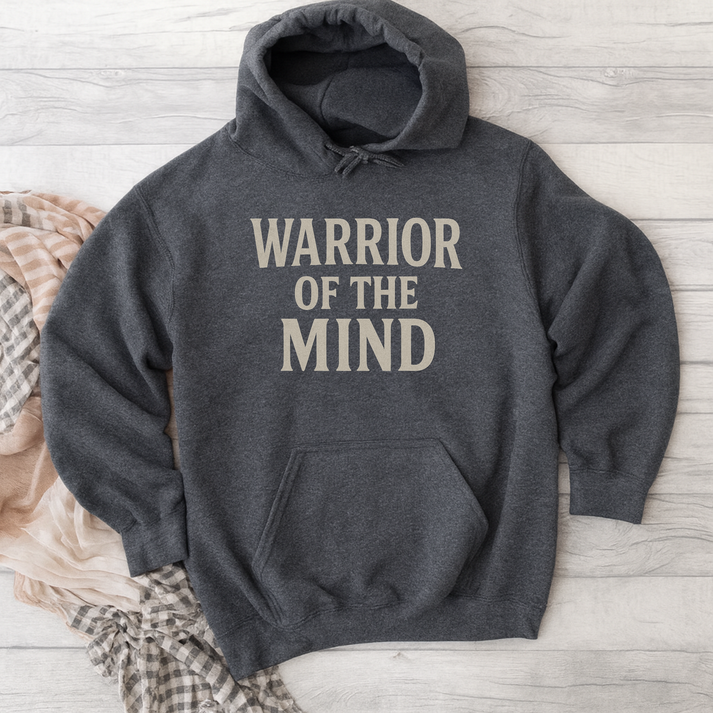 Warrior of the Mind Hoodie – Motivational Mental Strength Sweatshirt