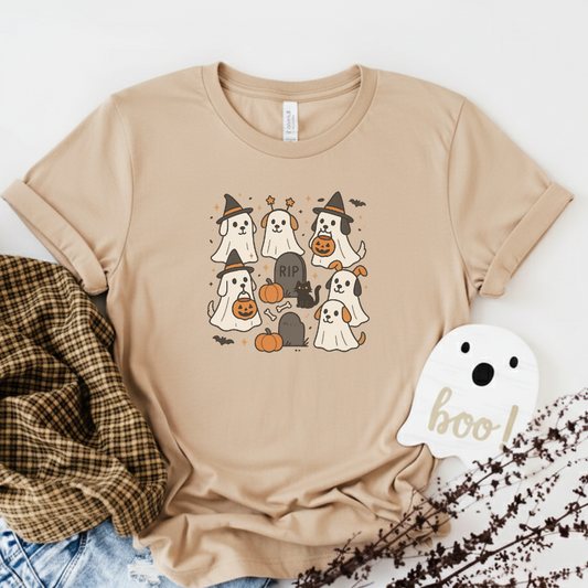 Ghost Dog Squad Halloween T-Shirt