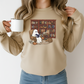 Retro Spooky Ghost Reading Sweatshirt