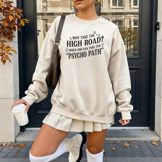 Psycho Path Hoodie – Dark Humor Graphic Hoodie